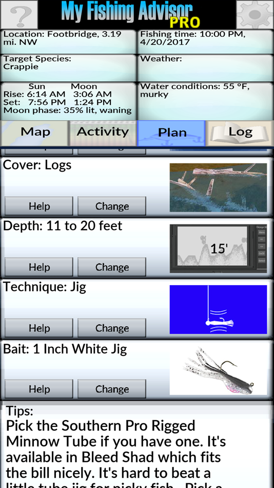 #1. My Fishing Advisor (iOS) By: Pishtech LLC