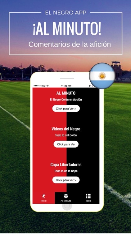 El Negro App - Fútbol de Santa Fe, Argentina