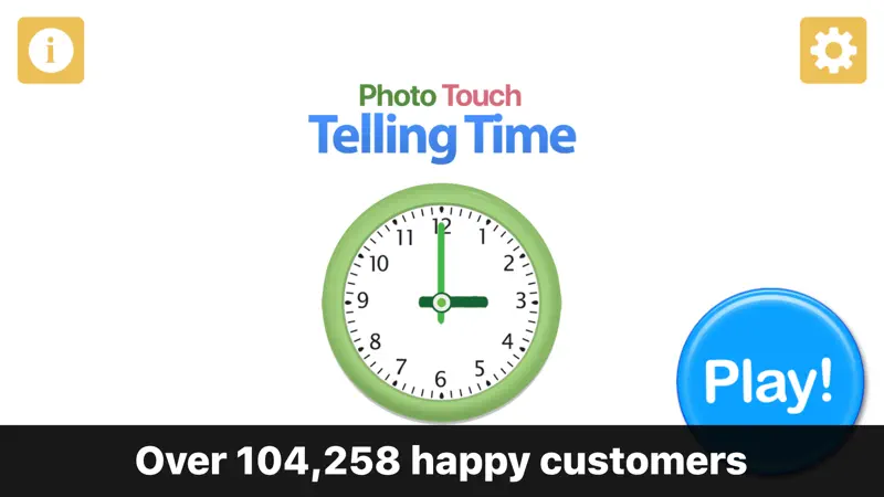Telling Time - Photo Touch Game screenshot 1 of 5