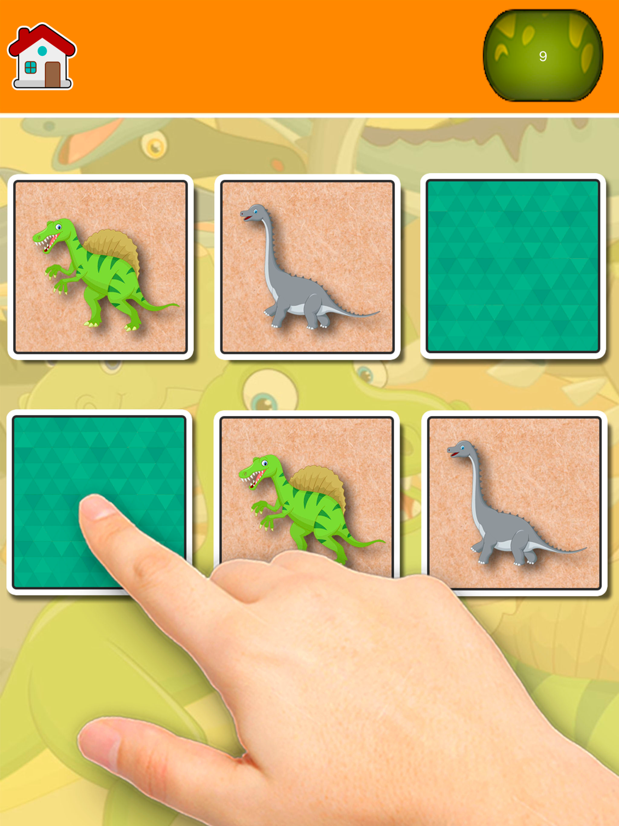 Dinosaurus Find the Pairs Learning & memo Game screenshot 7