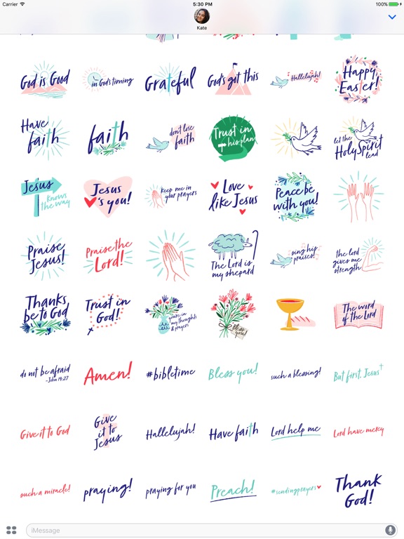 Screenshot #5 pour Her Faith Stickers