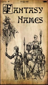 Fantasy Names for Cool Game Characters screenshot #1 for iPhone