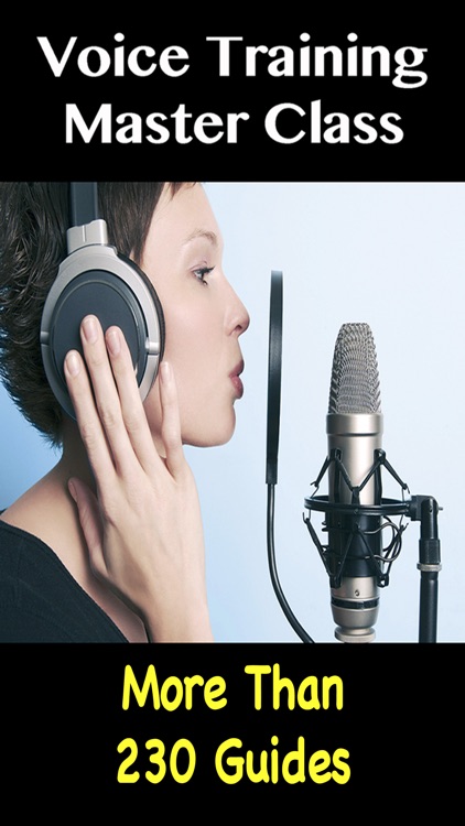 Vocal Training Master Class