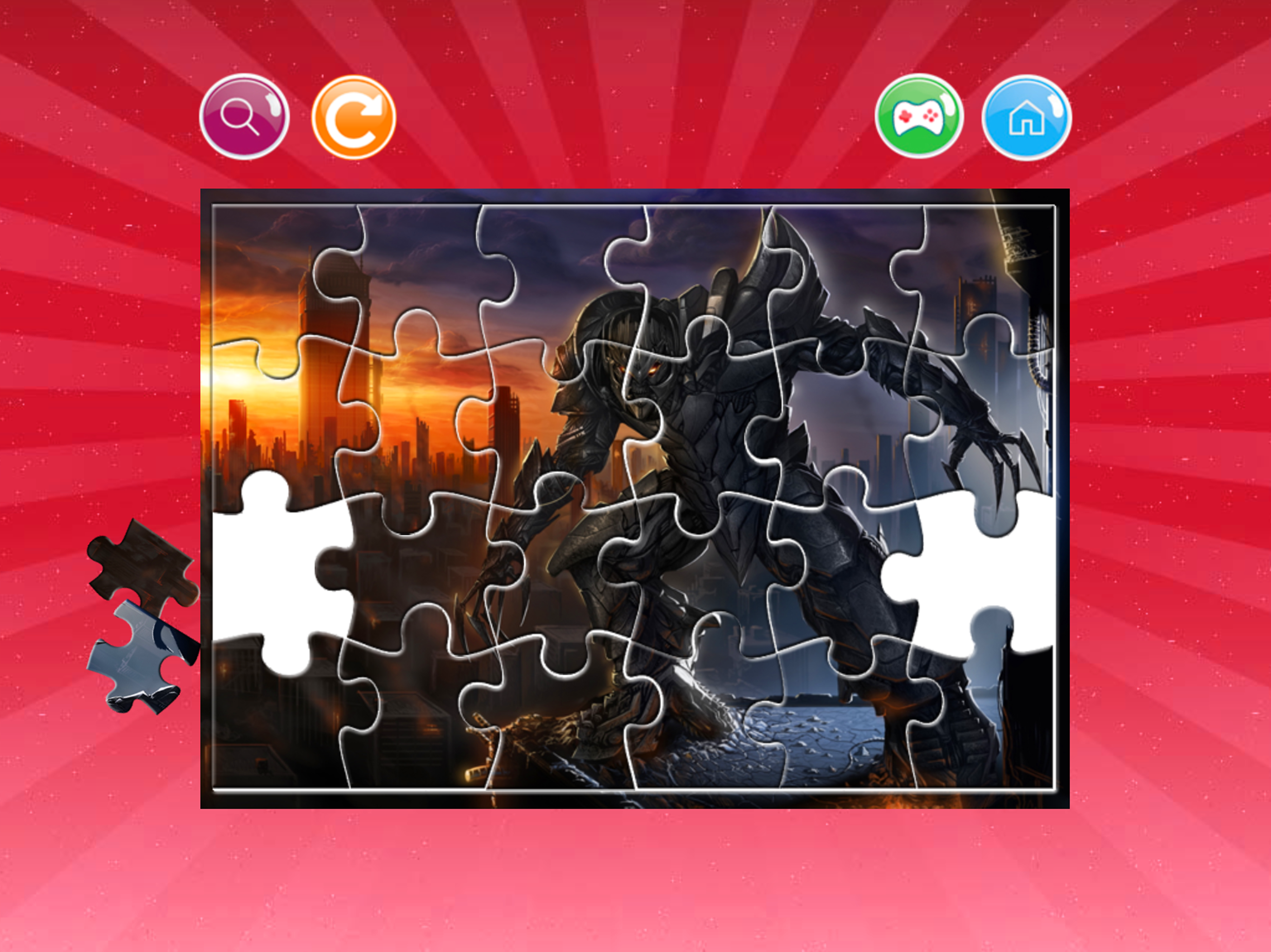 Heroes Robot Jigsaw Puzzles Photo HD 2 in 1 screenshot 6