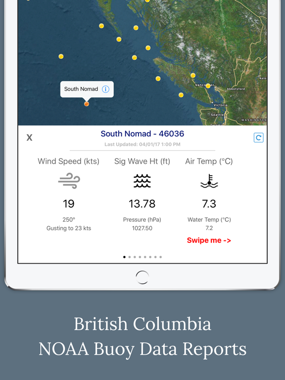 Screenshot #4 pour Canada Marine Weather Forecast