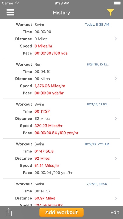 Swim-Bike-Run Speeds - Track and log workouts screenshot-3