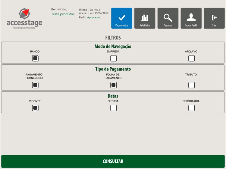 a|s Pagamentos Tablets – Autorizador Mobile screenshot-3