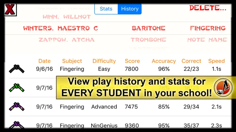 NinGenius Music: Class Games screenshot 2 of 5