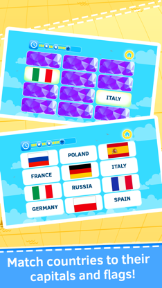 Geography quiz world countries, flags and capitals screenshot 1
