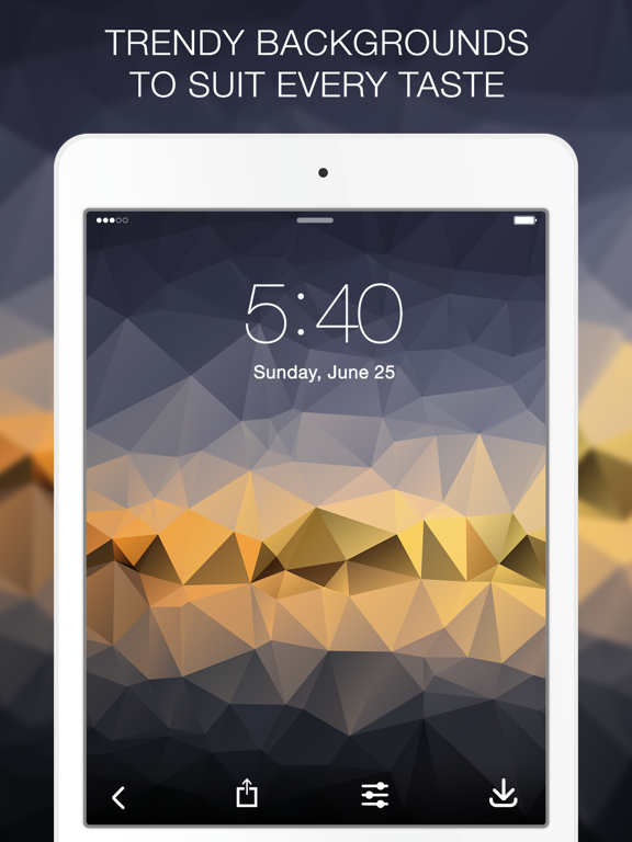 Screenshot #4 for Polygon Wallpapers – Polygon Art Designs & Texture