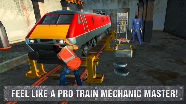 Railway Train Mechanic Workshop Sim