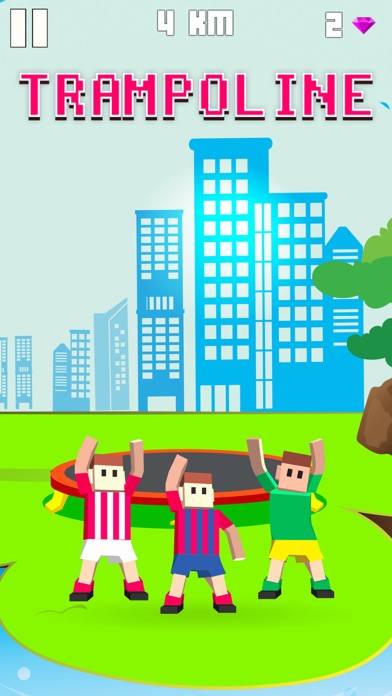 Screenshot #1 pour Trampoline Men - (Stickman 3D)