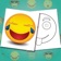 Emojis coloring book - Paint funny emoticons app icon - Book app for iPhone
