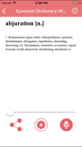 Synonym Dictionary Definitions Terms screenshot #3 for iPhone