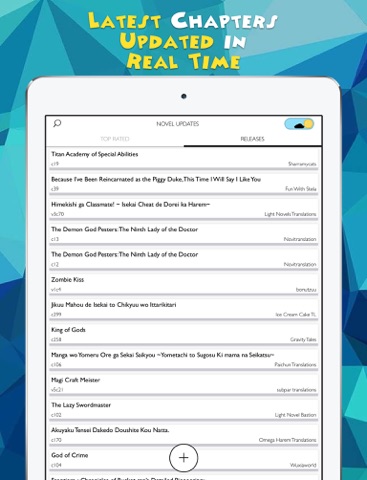 Novel Updates, The Best Reader for Light Novels screenshot 3