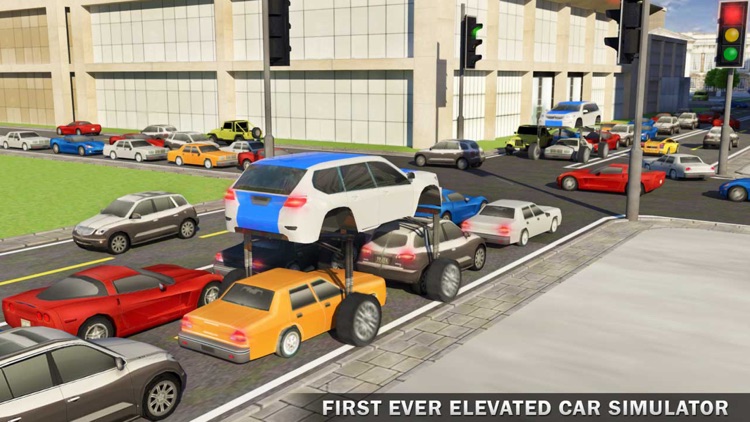 Mr. President Escort: Elevated Car Driving Sim PRO screenshot-3