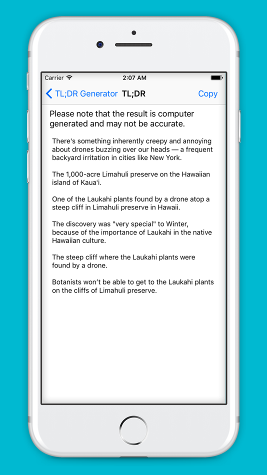 #5. TL;DR - Too Long Don't Read (iOS) 来自: Binus Media & Publishing