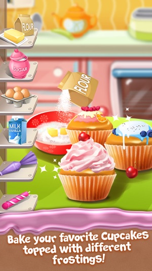Cupcake Food Maker Cooking Game for Kids(圖3)-速報App