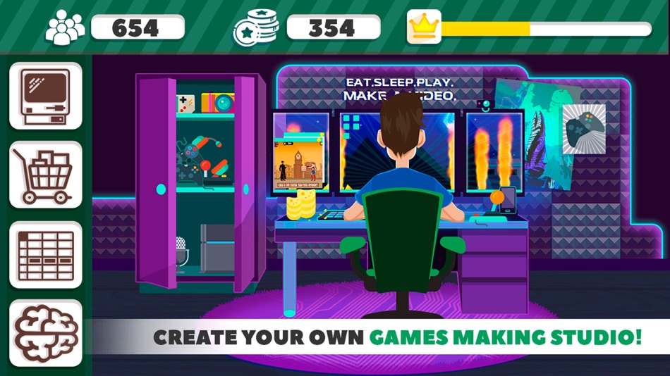#1. Game Maker Tycoon: Developer Studio (iOS) Bởi: Tayga Games OOO