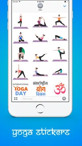 Game screenshot Yoga Poses Stickers mod apk