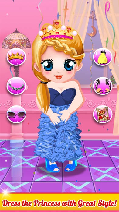 Baby Princess Salon Hair Makeover Gamesのおすすめ画像4