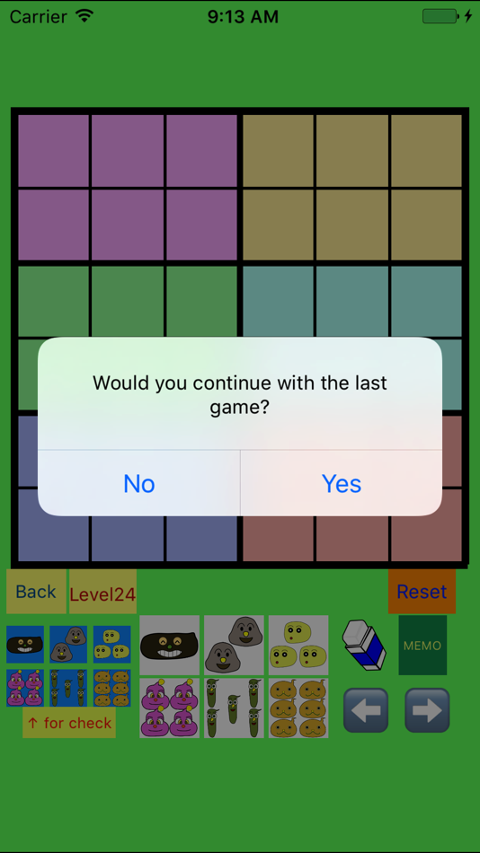 #5. Easy SUDOKU with Faces!? 4x4,6x6,7x7 (iOS) 由: Kozo Terai