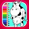 Coloring Book Children Day Drawing Cow