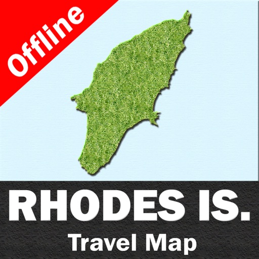 RHODES (GREECE) ISLAND – Travel Map Navigator