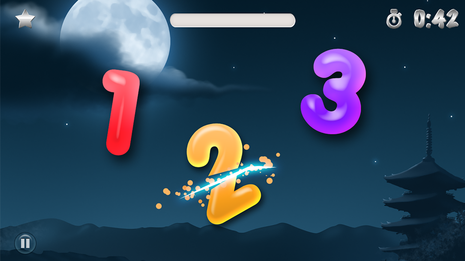 #2. 123 Ninja the First Numbers Slicing Game for Kids (iOS) 来自: Innovative Mobile Apps