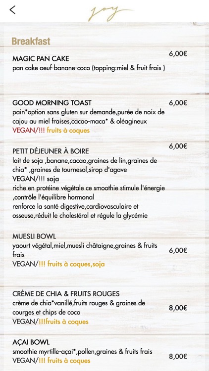 Joy Healthyfood screenshot-3