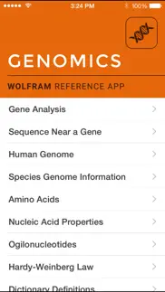 wolfram genomics reference app iphone screenshot 1