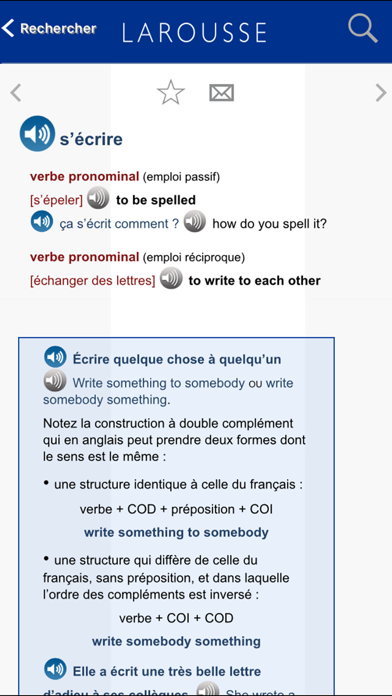 Screenshot #3 pour Grand Dictionnaire anglais-français Larousse