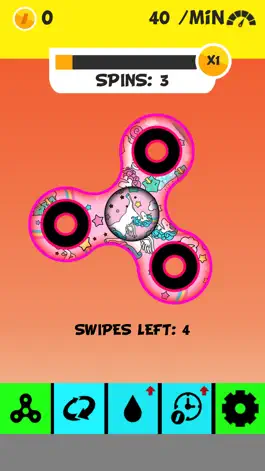 Game screenshot Fidget Spinner - Stress Reliever Simulator Game apk