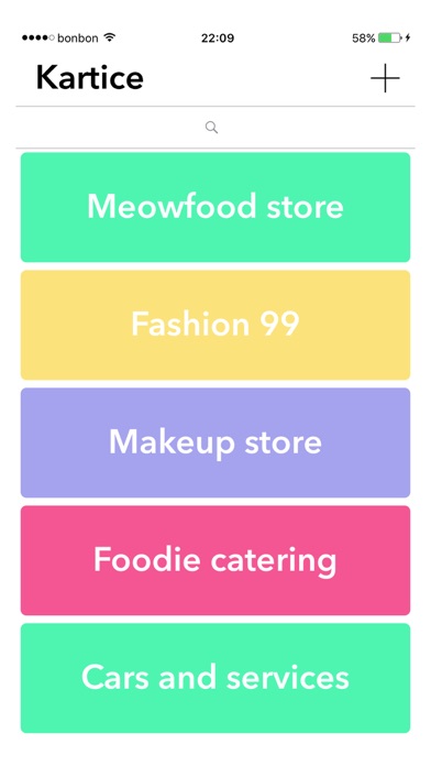 Screenshot #1 pour Kartice - Scan loyalty cards
