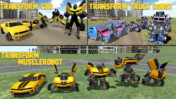 Robot Car Extreme Epic Multiplayer Simulator Game screenshot-0