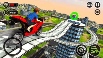 How to cancel & delete Kids MotorBike Stunt Rider - Rooftop Motorcycle 3D from iphone & ipad 3