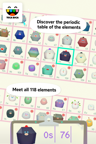 Toca Lab Education Digital Toys Periodic Table