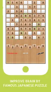 Sudoku Puzzle Classic Japanese Logic Grid AA Game screenshot #3 for iPhone