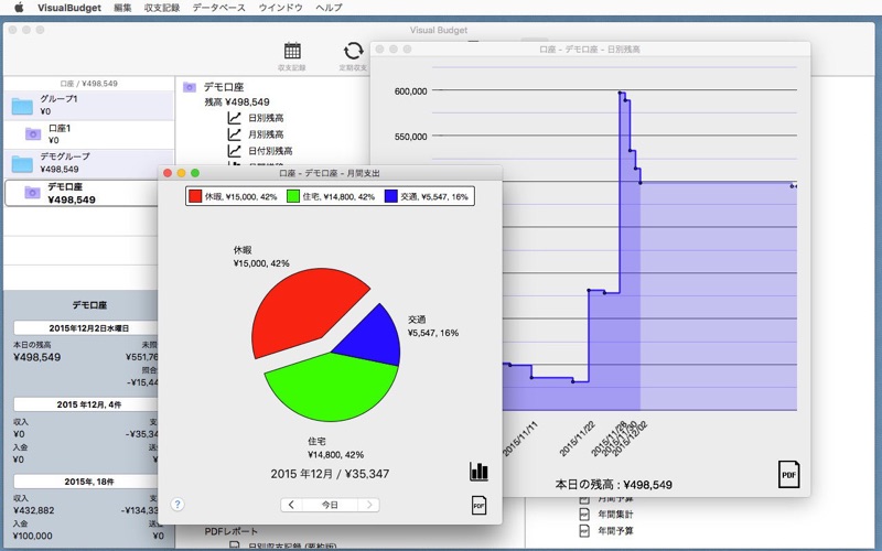 Visual Budget Easyスクリーンショット