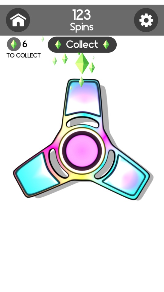 #2. Fidget Spinner Champ (iOS) 由: Glitchy Thumbs LLC