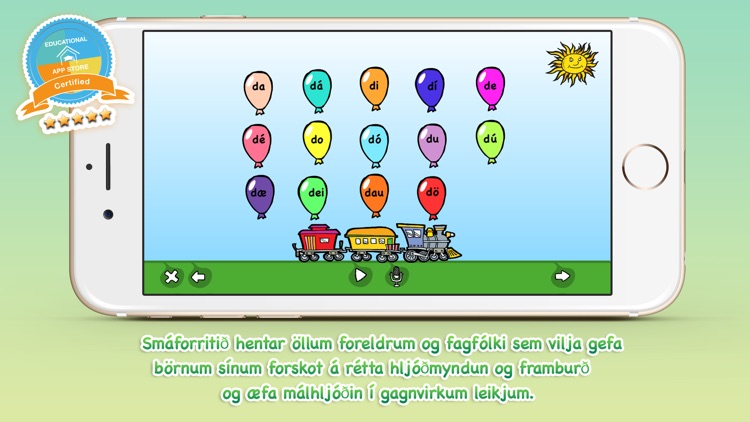 Lærum og leikum með hljóðin -D