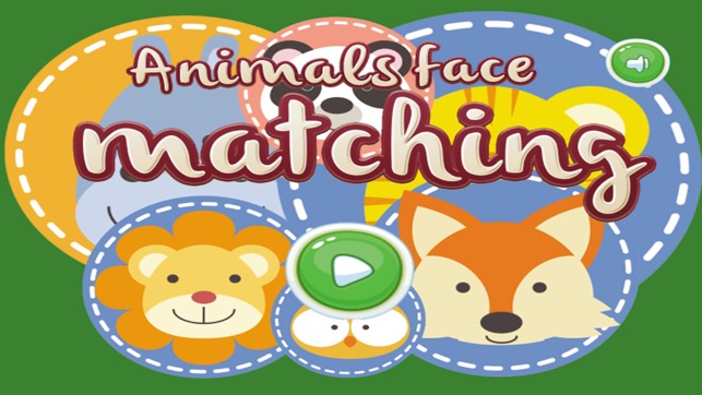 Animals Face Cards Matching Easy Fun Games(圖1)-速報App