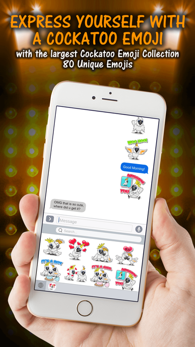 Screenshot #2 pour CockatooMoji - Toos Parrot Emojis
