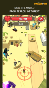 Backstorm Attack - Endless RPG War Runner screenshot