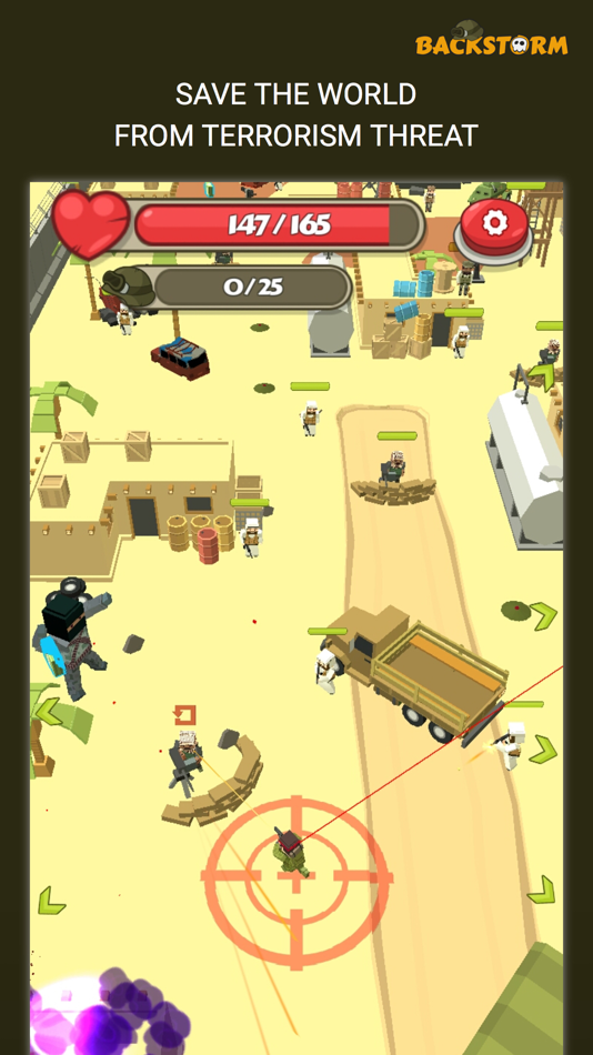 #5. Backstorm Attack - Endless RPG War Runner (iOS) 由: Appgeneration Software