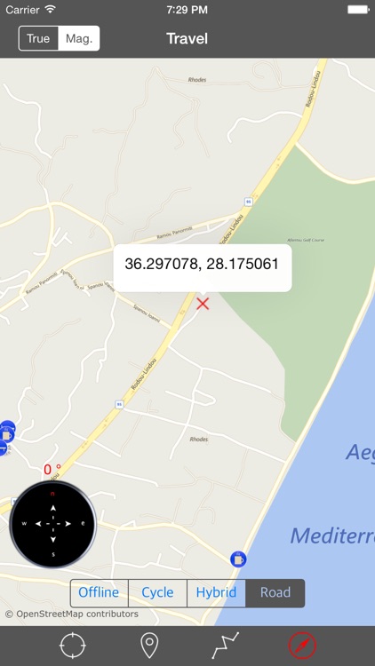 RHODES (GREECE) ISLAND – Travel Map Navigator screenshot-3