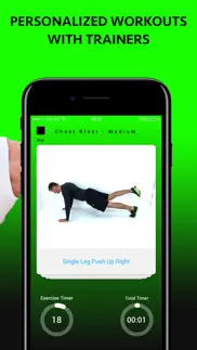 men's home fitness routine iphone screenshot 2