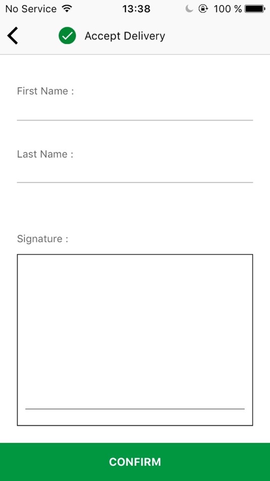 #2. Driver App for Hyne (iOS) By: ORTEC
