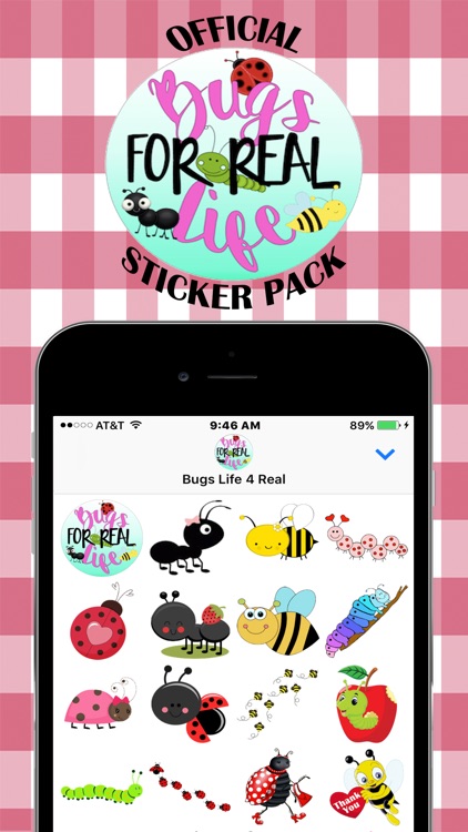 Bugs Life For Real Stickers