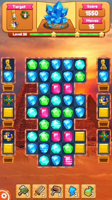 Screenshot #3 pour Treasure - Gems Blast